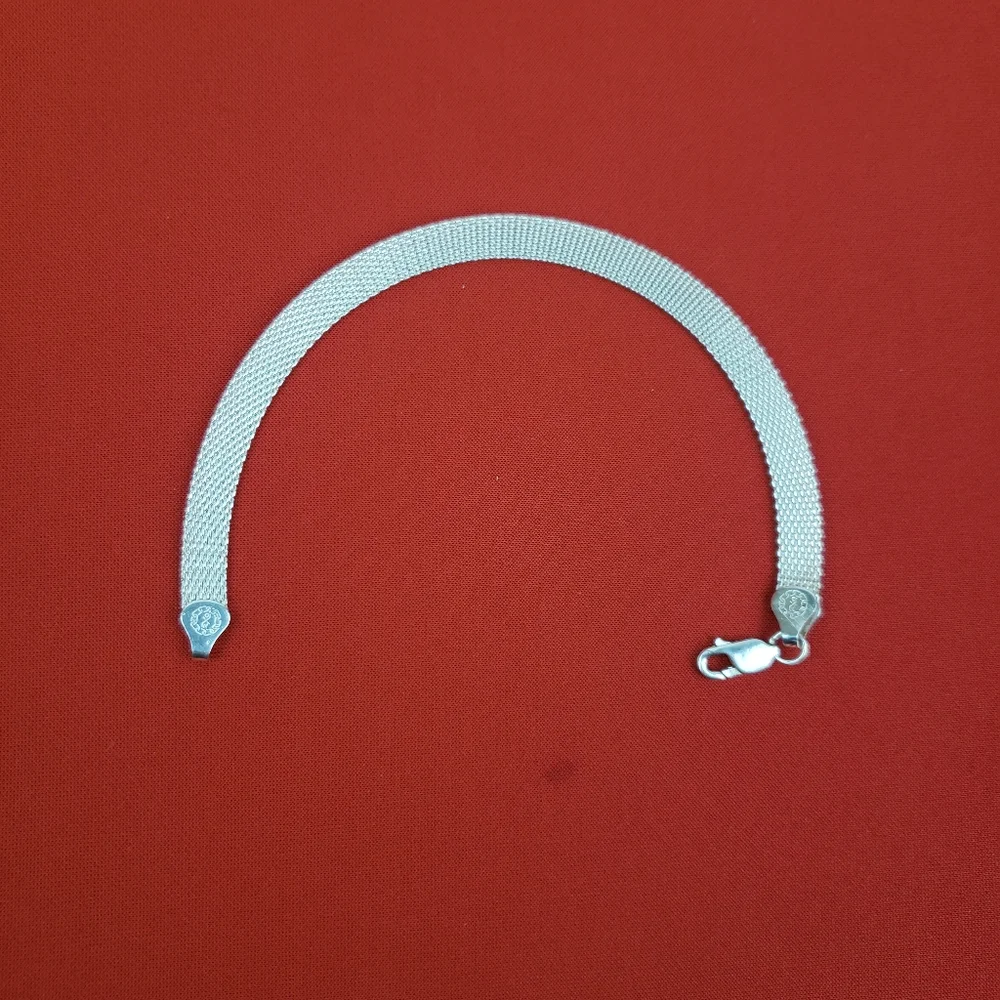 925‎ sterling silver men's bracelet